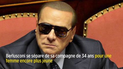 Berlusconi se sépare de sa compagne de 34 ans, Francesca Pascale, pour une femme encore plus jeune