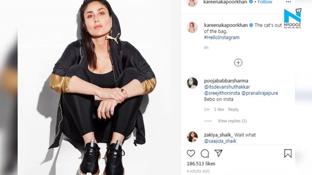 Kareena Kapoor Khan makes Instagram debut, shares first chic sporty look