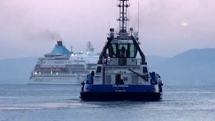 Kuşadası'na sezonun ilk kruvaziyeri geldi