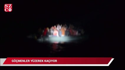 Göçmenler yeni taktik: Yüzerek geçiyorlar