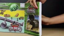 Micro Soldiers Military Airplane Tanks Soldiers Helicopter Playset Toy Video for KIDS Boys