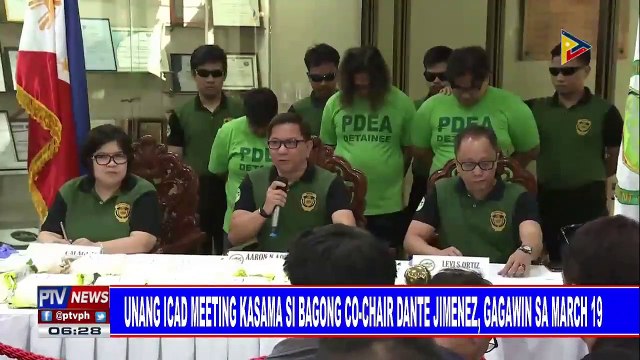 Unang ICAD meeting kasama si bagong Co-chair Dante Jimenez, gagawin sa March 19