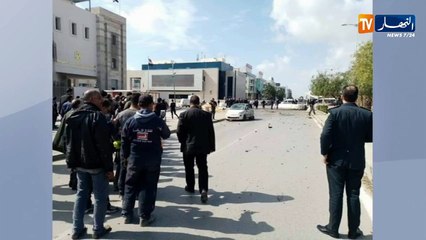 إرهابي يفجر نفسه قرب السفارة الأمريكية في العاصمة تونس