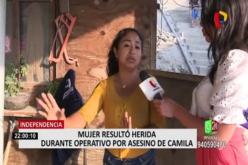 Mujer resultó herida durante operativo por asesino de la niña Camila