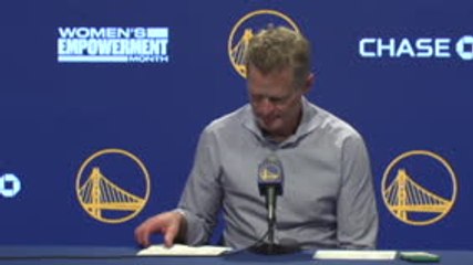 'He changes the whole game' - Kerr pleased with Curry return