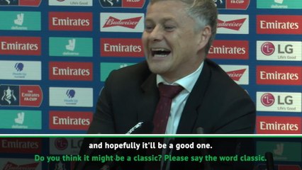 United will try to make Manchester derby a 'classic' - Solskjaer