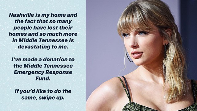 Taylor Swift Donates $1 Million to Tennessee Tornado Relief