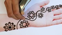 Latest beautiful,stylish and easy mehndi designs for front hands_Simple Henna designs 2022