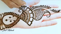 Latest Simple beautiful mehndi design 2022- Easy mehndi designs for front hands