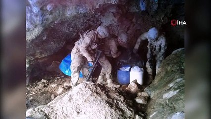 Kazan vadisinde silah ve mühimmat ele geçirildi