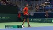 Coupe Davis : Robin Haase sert à la cuillère sur balle de match