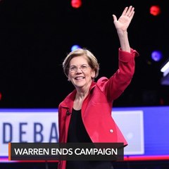Warren, once a frontrunner, ends her U.S. presidential campaign