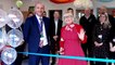 Shonette Bason-Wood cuts the ribbon on Jesmond Gardens Primary School's new nursery building