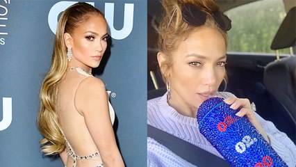 Jennifer Lopez Stuns While Going Makeup-Free