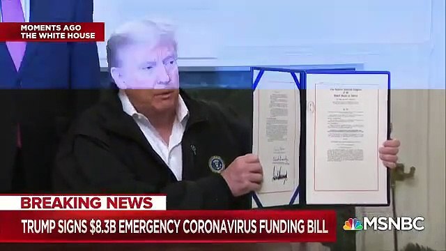 Virus - Le Président américain Donald Trump débloque 8,3 milliards de dollars pour financer la lutte contre le coronavirus - VIDEO