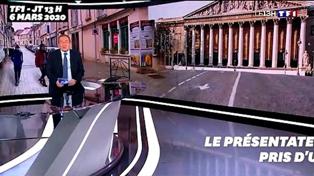 Pernaut pris d'une quinte de toux en parlant de coronavirus mais tout va bien