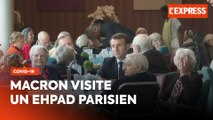 Dans un Ehpad parisien, Macron invite à 