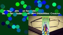 Strategy Instruction for Middle and Secondary Students with Mild Disabilities: Creating