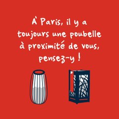 Jet de détritus : utilisez les poubelles !