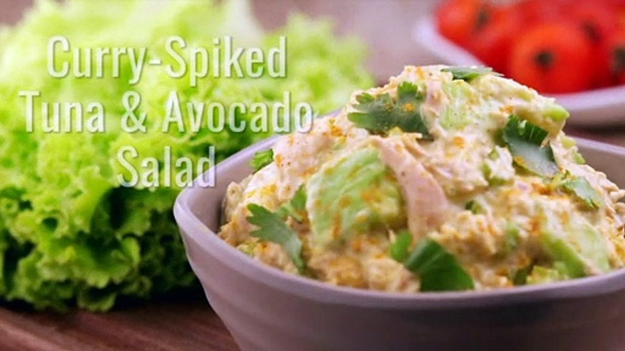 Keto Recipe - Curry Spiked Tuna and Avocado Salad