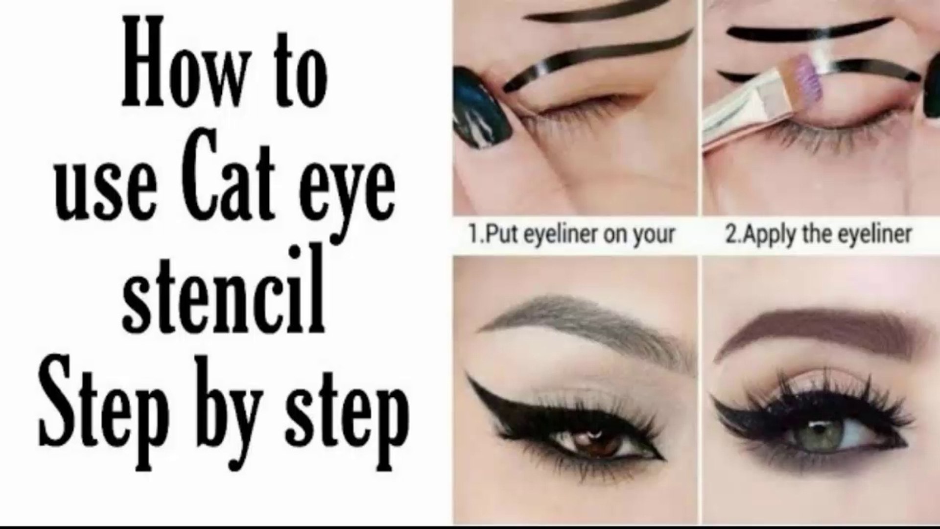 Cat eye Review | How to use cat eye stencil | - Do They Work? || By  Mansi-Loves-Fashion - video Dailymotion