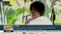 Cuba: extudiantes y movimientos sociales recuerdan a Hugo Chávez