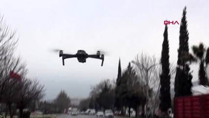 'Kimse yok' diye geçtiler, drone yakaladı