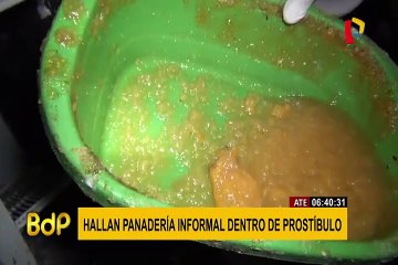 Ate: encuentran taller de panificación en un prostíbulo clandestino