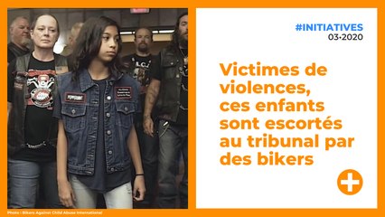 Victimes de violences, ces enfants sont escortés au tribunal par des bikers