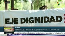 Organizaciones sociales de Chile denuncian abusos de carabineros