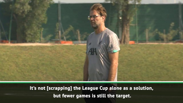 Scrapping the EFL Cup will not ease fixture congestion - Klopp