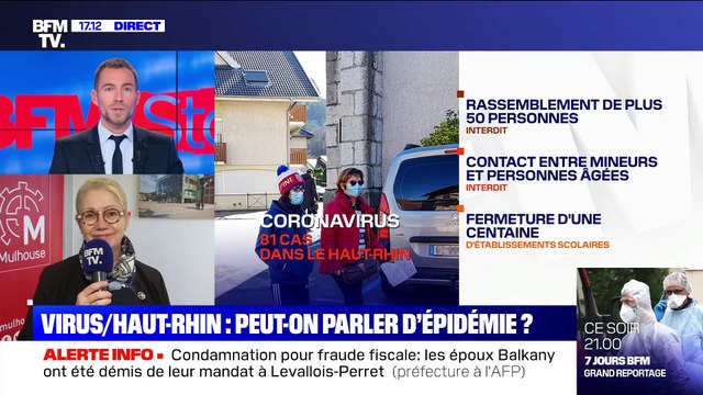 Story 1 : Peut-on parler d'épidémie de coronavirus dans le Haut-Rhin ? - 06/03