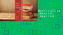 About For Books  Qualitative Methods in Public Health: A Field Guide for Applied Research  Best