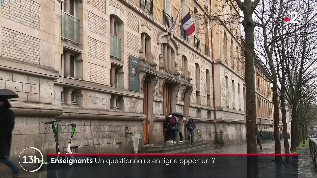 Éducation nationale : le ministère a envoyé un questionnaire aux professeurs
