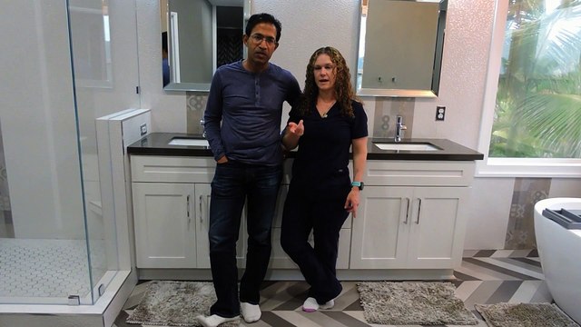 Martha and Narasim Master Bathroom Remodel and Family Room Remodel in San Diego