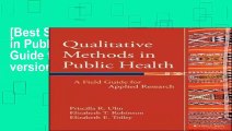 [Best Seller] Qualitative Methods in Public Health: A Field Guide for Applied Research Full version