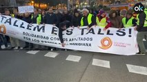 Los constitucionalistas cortan una calle de Barcelona tras 150 días de cortes independentistas