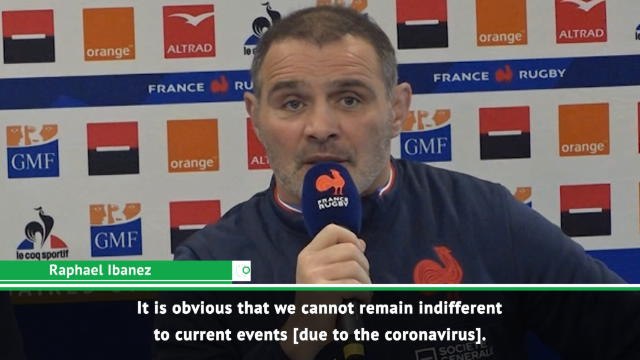 France focused on rugby amid coronavirus uncertainty