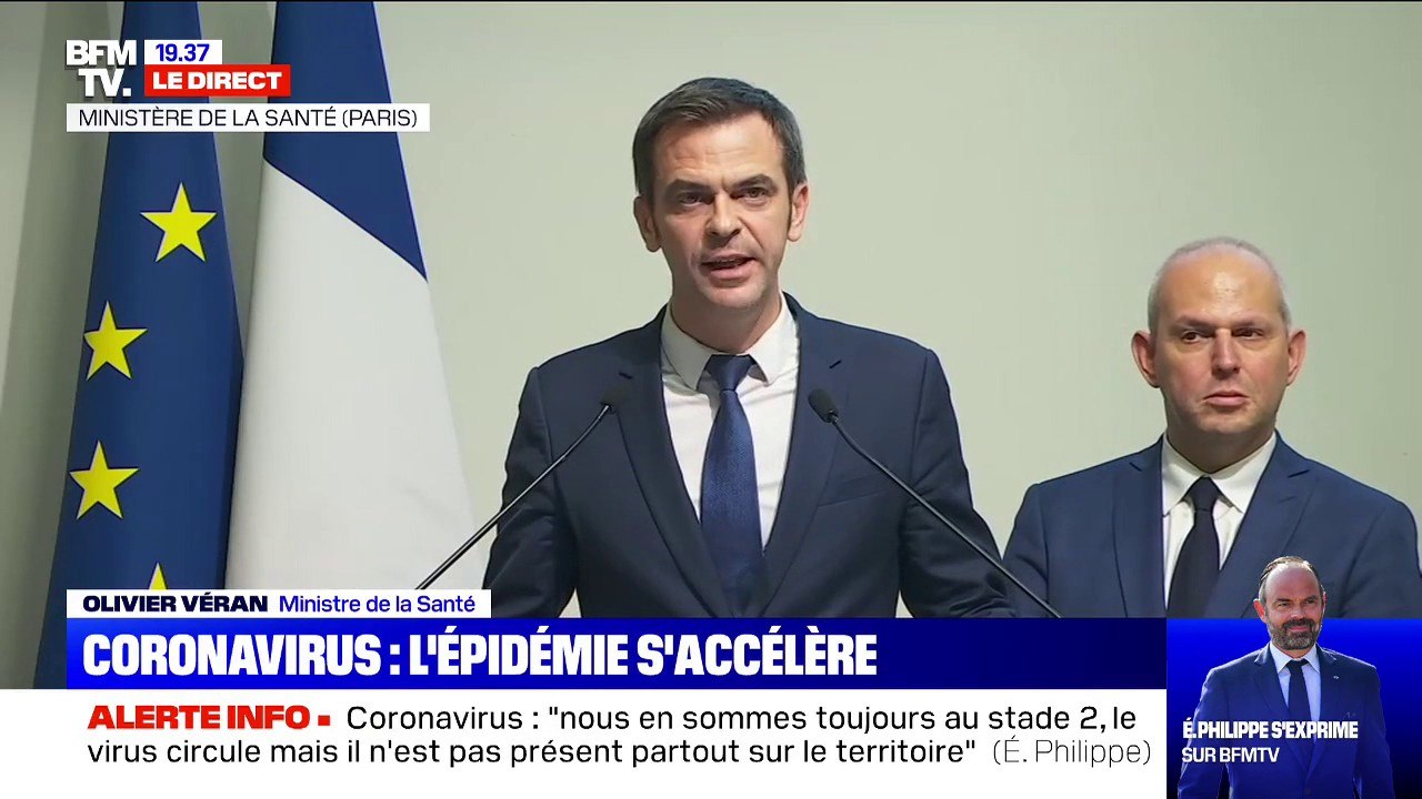 Olivier Véran: "Seuls les patients présentant un état clinique sévère resteront soumis à un test" dans les territoires contaminés