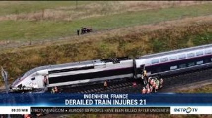 Derailed Train Injures 21 in France