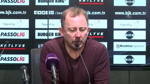 Beşiktaş-Ankaragücü maçının ardından - Sergen Yalçın (2)