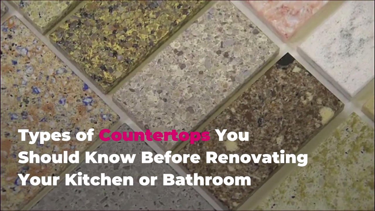 Types of Countertops You Should Know Before Renovating Your Kitchen or Bathroom