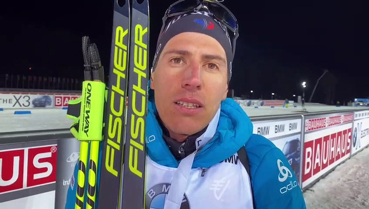 Coupe du monde de biathlon : le Jurassien Quentin Fillon-Maillet finit 2e en sprint hommes
