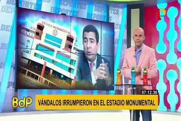 Ate: vándalos irrumpieron en el Estadio Monumental para robar documentos