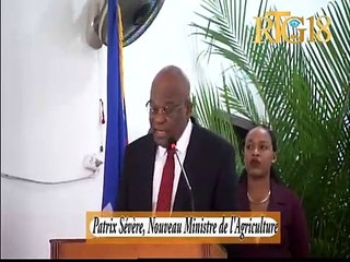 Patrix Sévère nouvo Minis Agrikilti resous natirèl ak devlopman riral