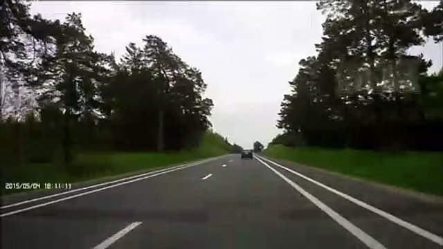 Le réflexe de ce conducteur va lui sauver la vie