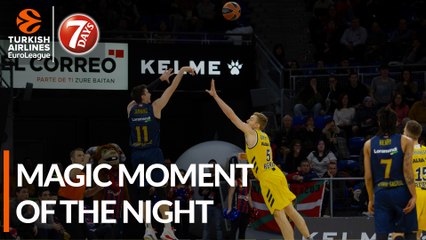 7DAYS Magic Moment of the Night: Matt Janning, KIROLBET Baskonia Vitoria-Gasteiz