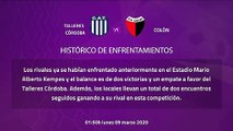 Previa partido entre Talleres Córdoba y Colón Jornada 23 Superliga Argentina