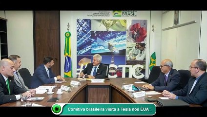 Comitiva brasileira visita a Tesla nos EUA