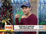 Humataw at sumayaw with Hashtags, Live!